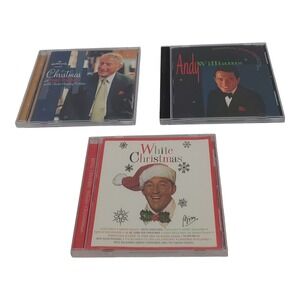 Tony Bennett Andy Williams Bing Crosby 3 CD Christmas Holiday Music Bundle